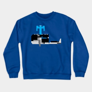 My Building Brick Creation: Humpy The Whale by Mathew Crewneck Sweatshirt